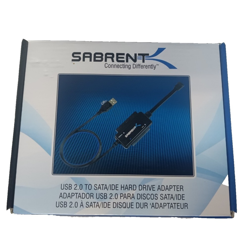 Sabrent Model USB-DSC5 USB 2.0 PC/Notebook to SATA/IDE Hard Drive/CD/DVD Adapter